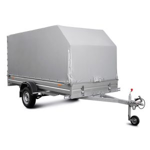 Тент для прицепа МЗСА 817733 высокий скошенный (Алюминиевый борт)